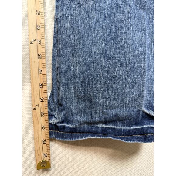 Wrangler Bootcut Men's Jeans Blue Denim Sz 33x36 (34) Cowboy Rancher Rodeo Work - Picture 8 of 16